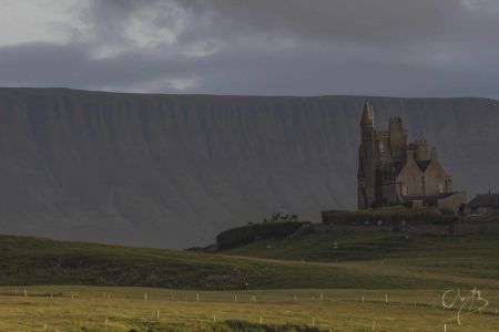 Foto von einer Burg an der Nordwestküste, entstanden bei einem Fototrip nach Irland.